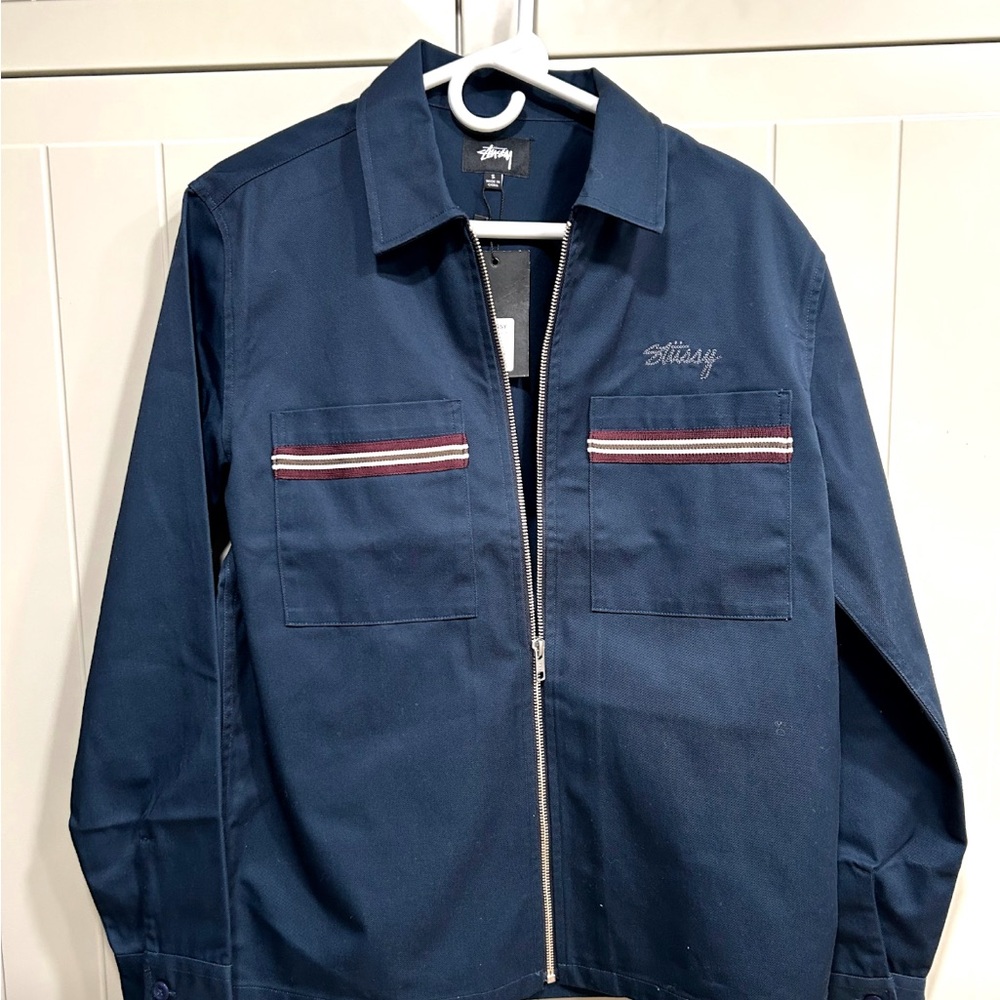Stussy Blue Lightweight Utility Jacket